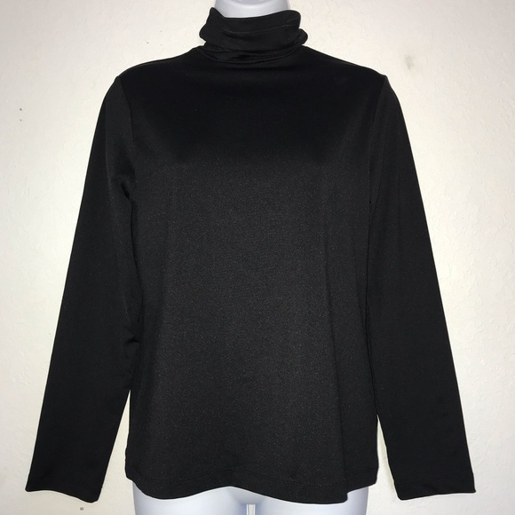 Turtleneck Tops - Susan Graver Stretch Knit Long Sleeve Turtleneck